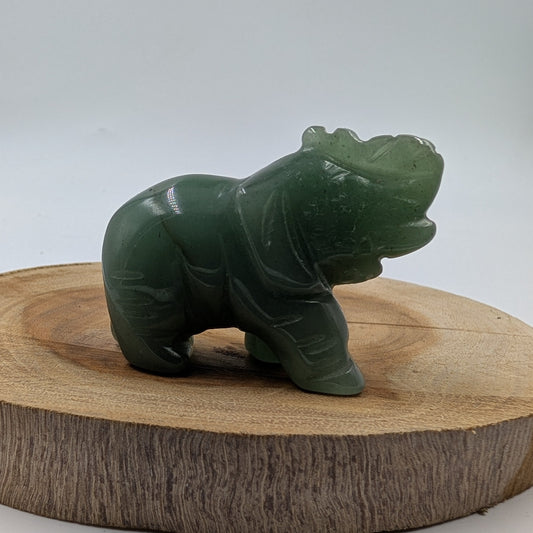 Green Aventurine Elephant