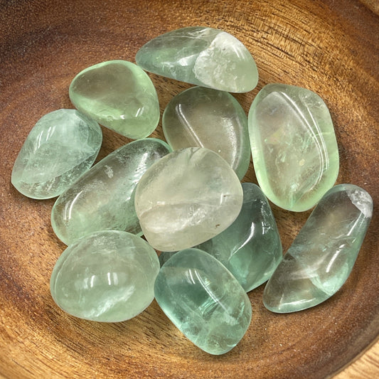Green Fluorite Tumbled