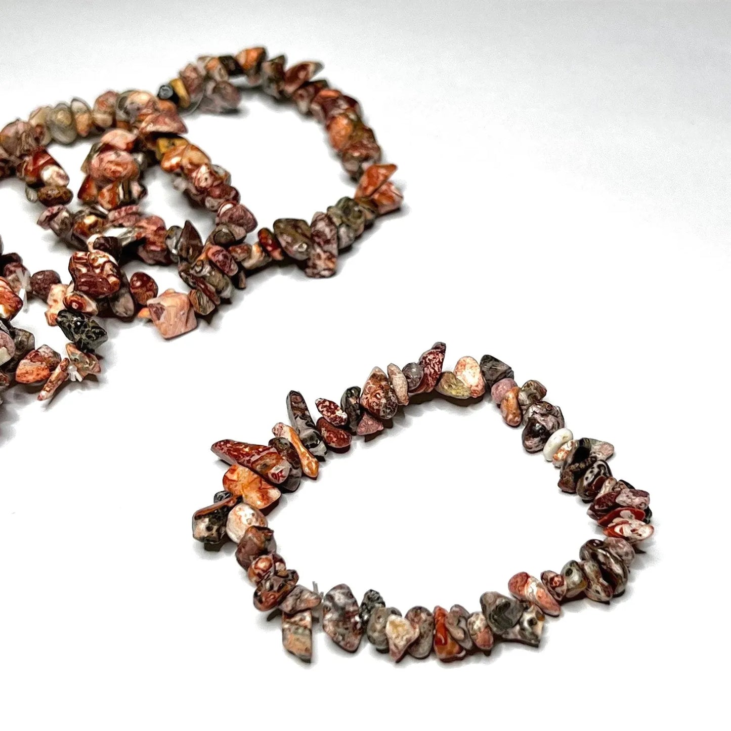 Leopard Jasper Chip Bracelet