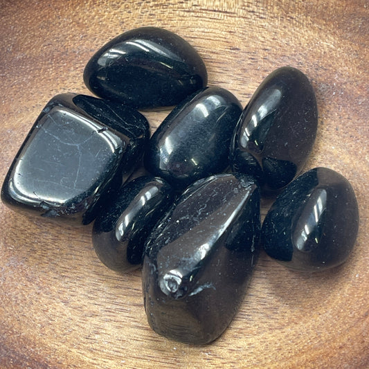 Jet Stone Tumbled