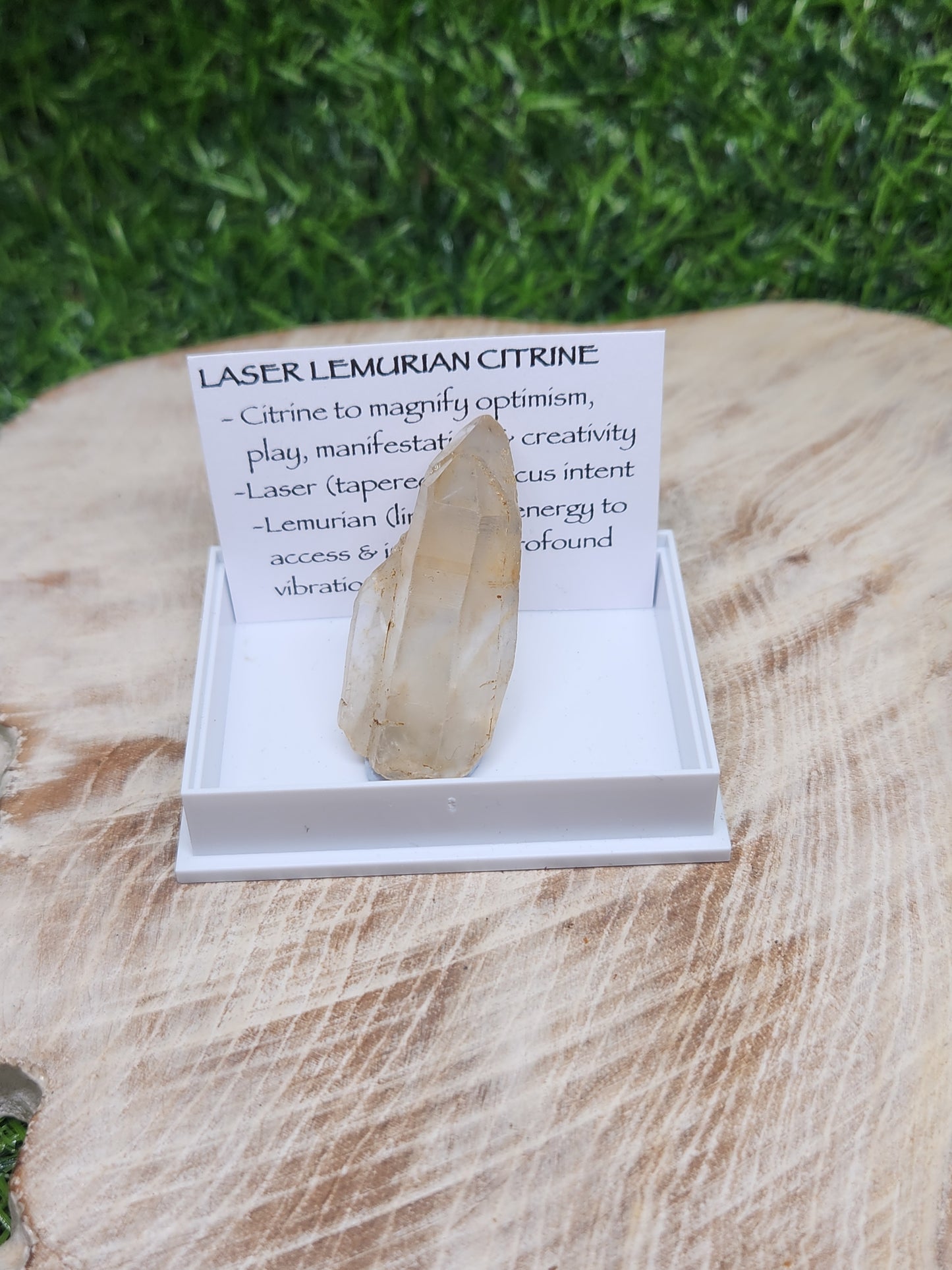 Laser Lemurian Citrine