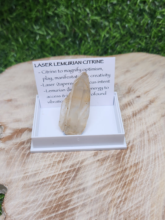 Laser Lemurian Citrine