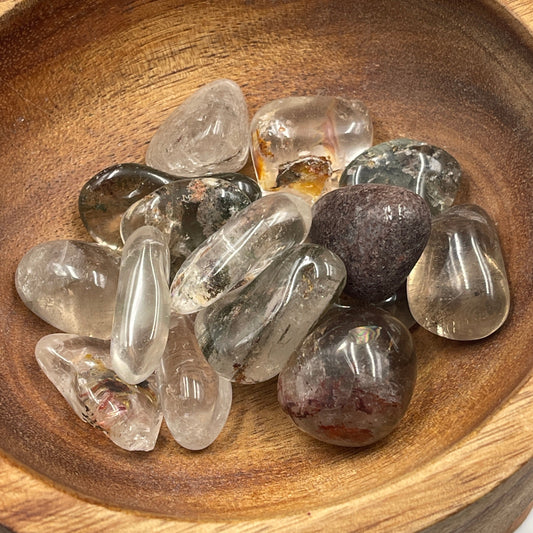 Lodolite (Garden Quartz)Tumbled