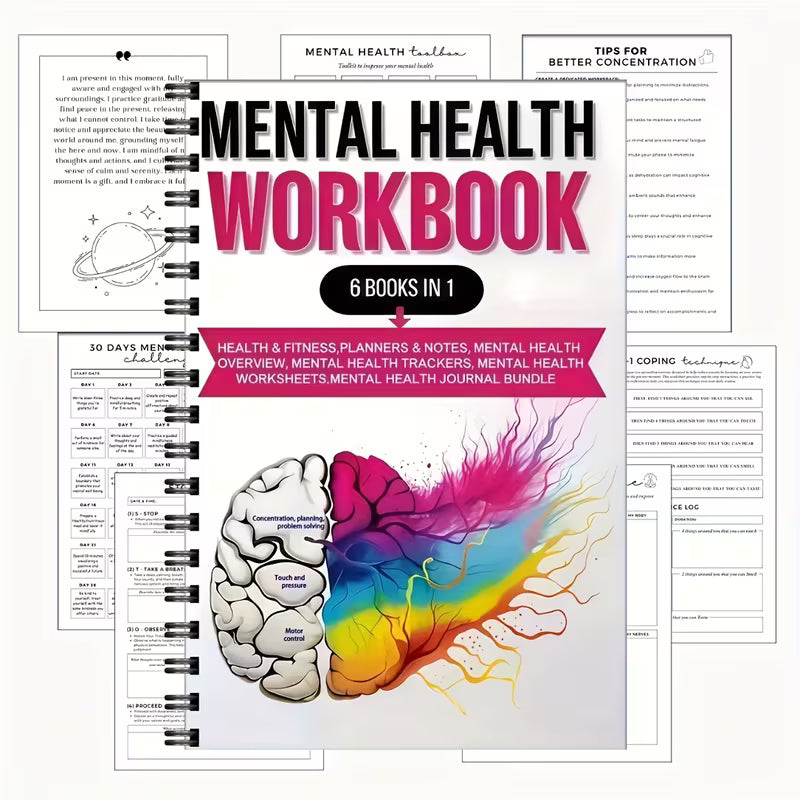 Metal Health Workbook 6 Books In 1
