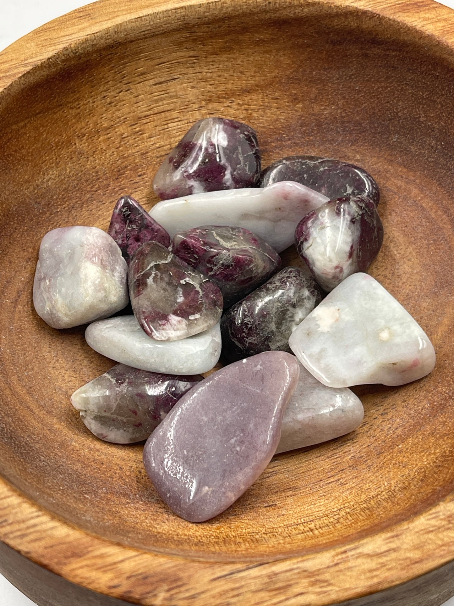 Pink Tourmaline Tumbled