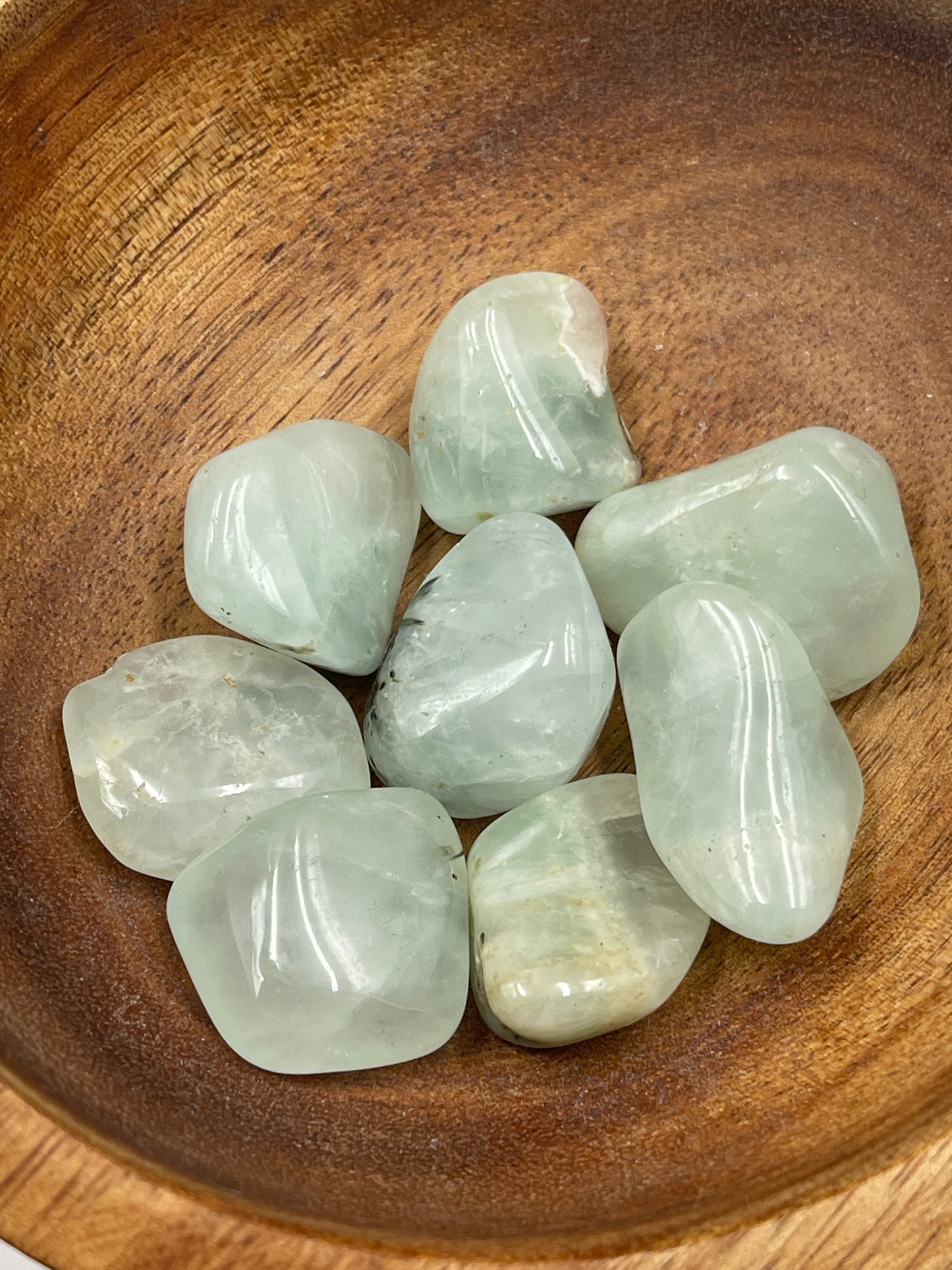 Prehnite  Tumbled