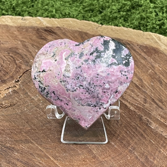 Rhodonite Heart