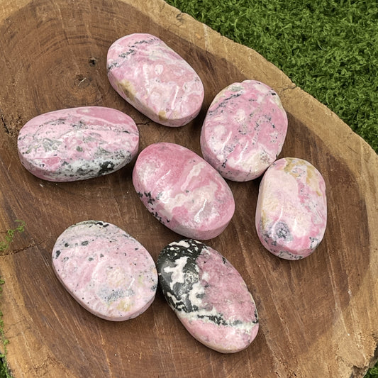 Medium Rhodonite Palmstones