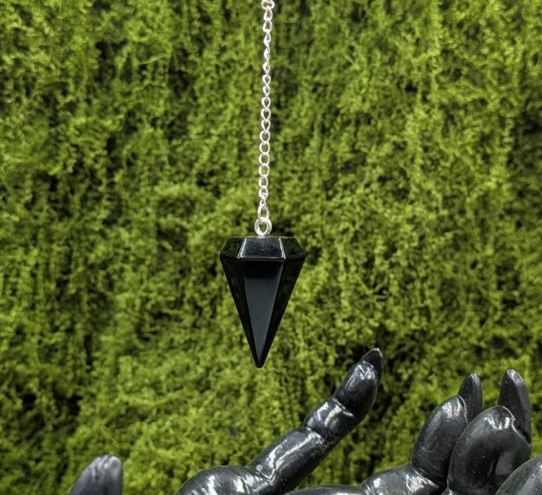 Black Obsidian Pendulum