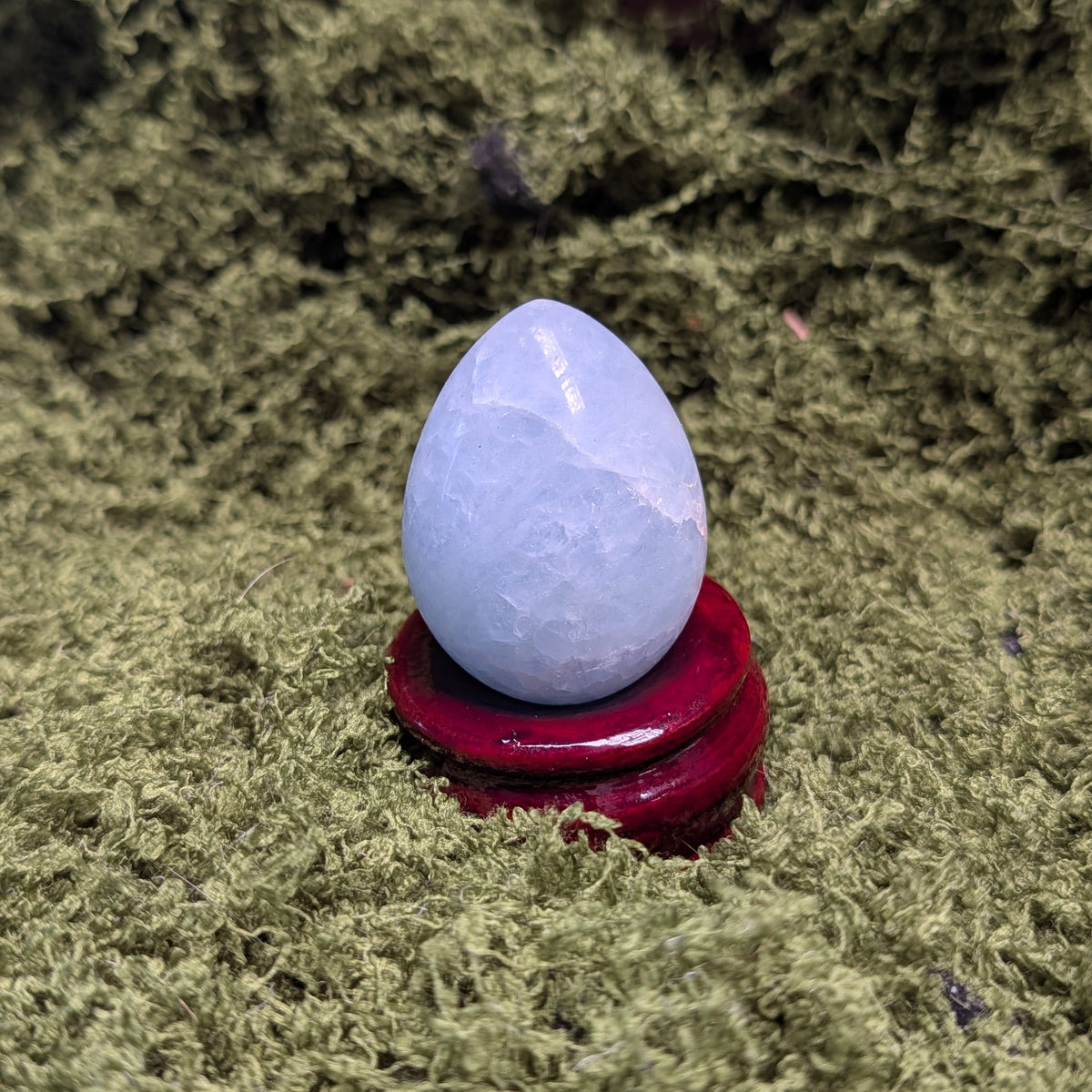 Blue Calcite Egg
