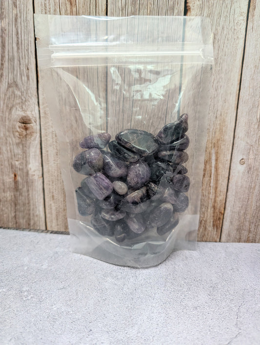 Amethyst Bulk Tumbled 200-Gram Bags