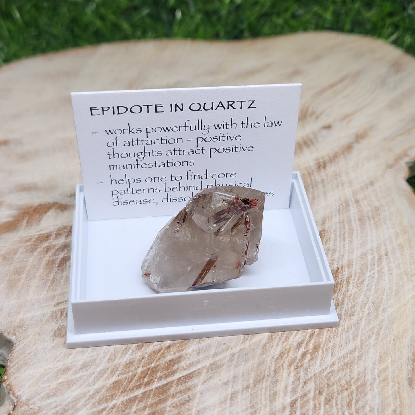 Epidote In Quartz