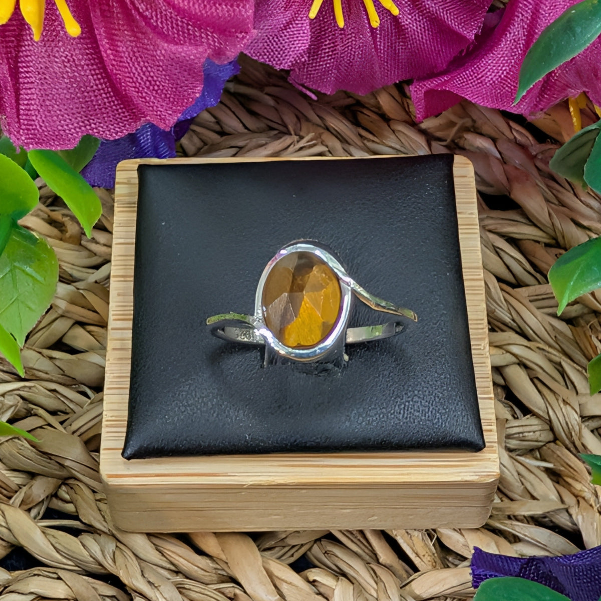 Tiger Eye Sterling Silver Rings