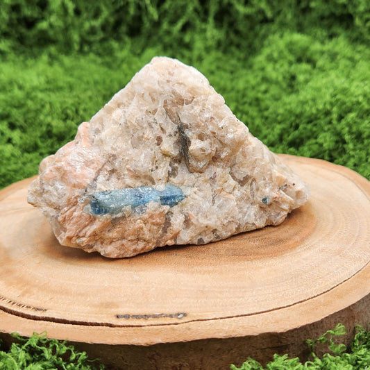 Raw Aquamarine In Matrix