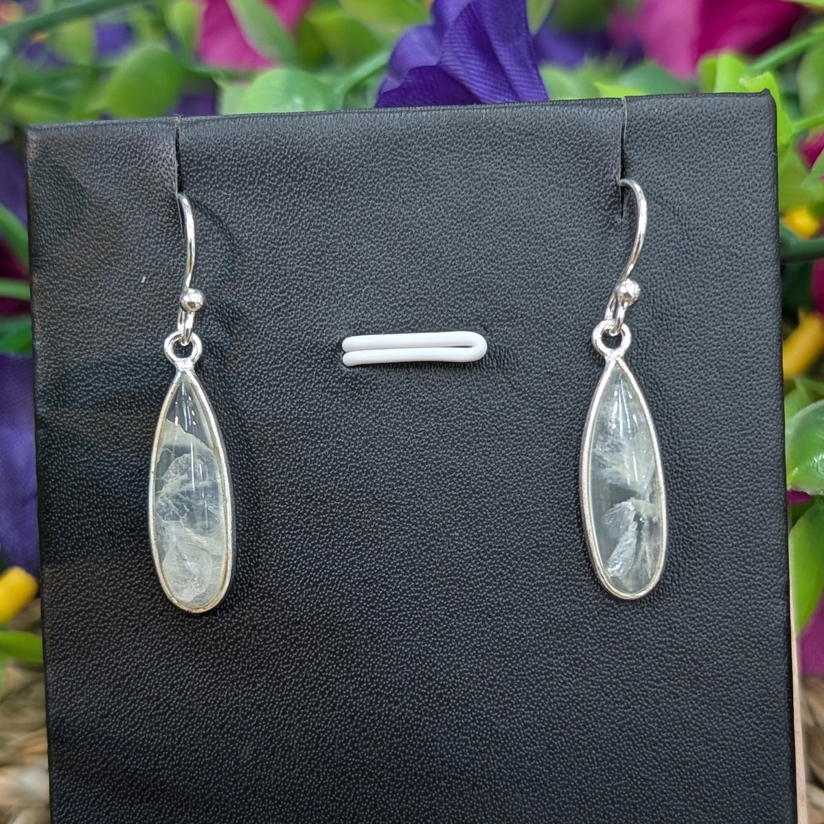 Prehnite Sterling Silver Earrings