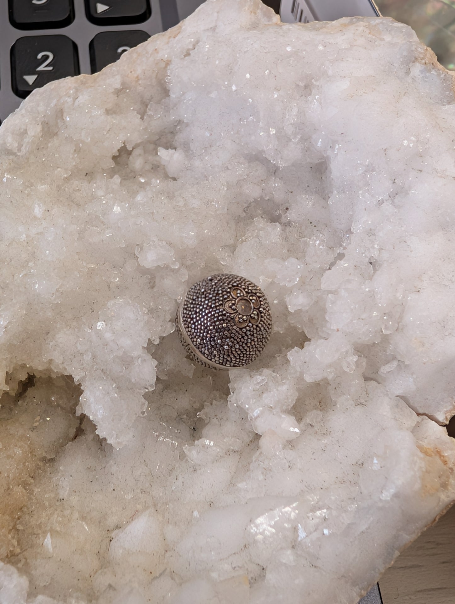 Large Sterling Silver Harmony Ball Necklace