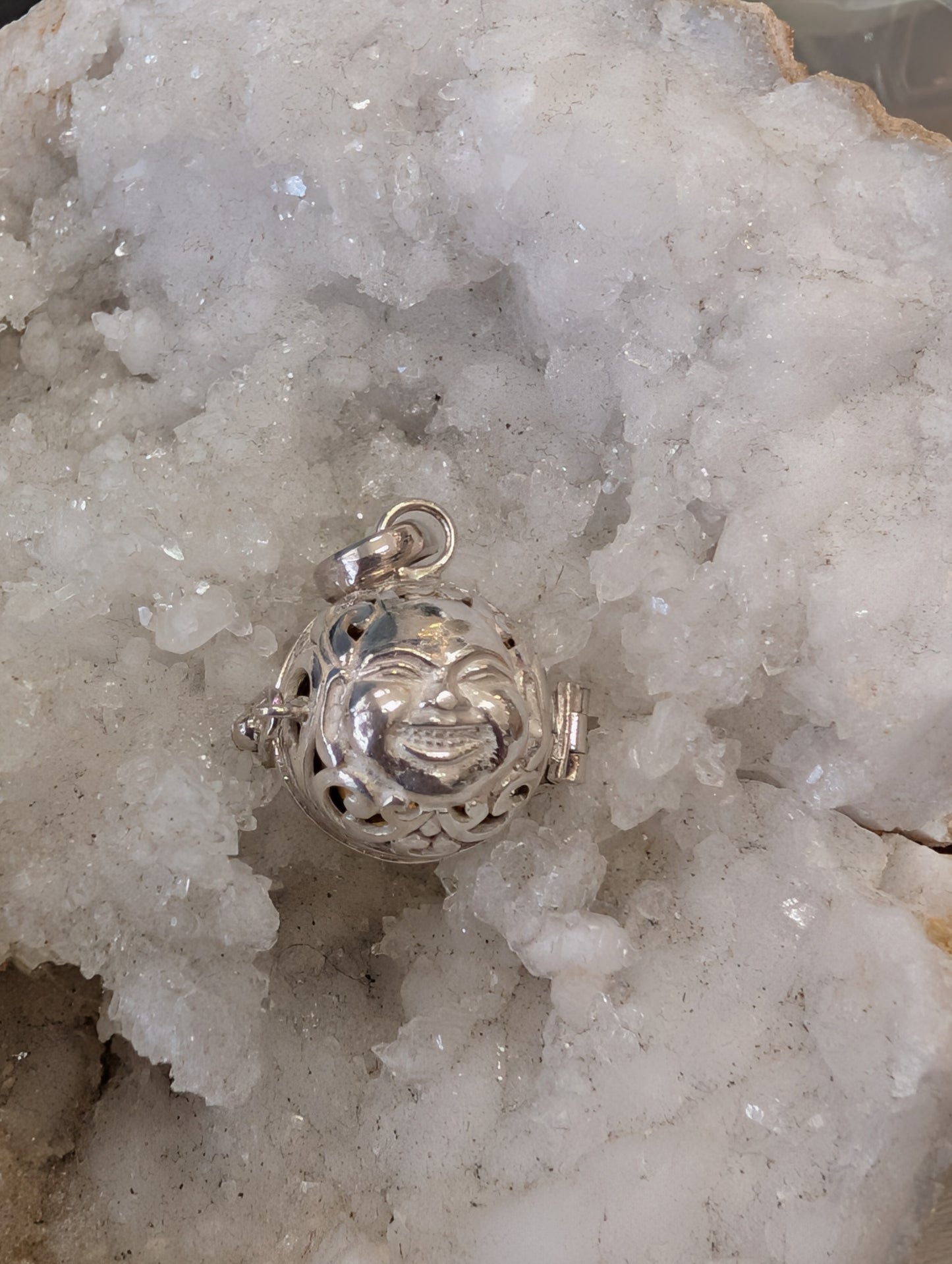 Large Sterling Silver Harmony Ball Necklace