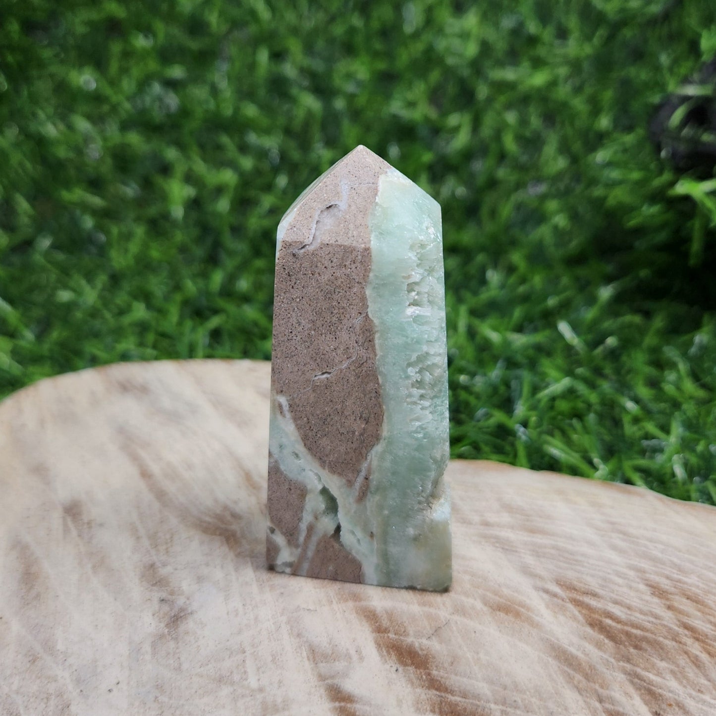 Blue Aragonite Point