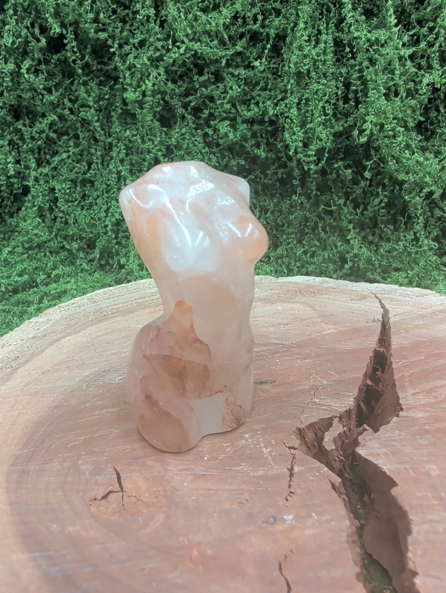 Golden Healer Quartz Lady Figure