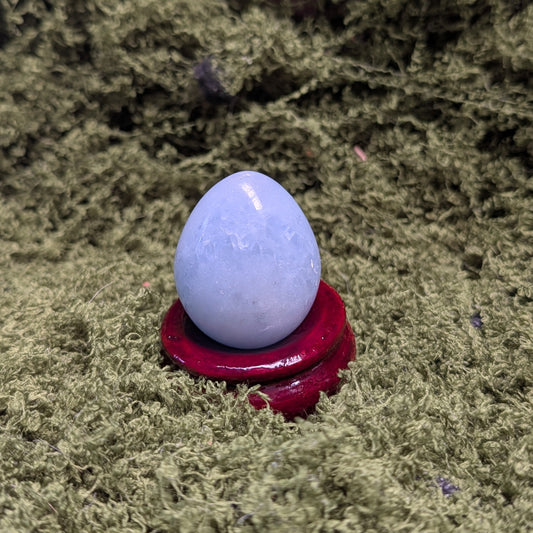 Blue Calcite Egg