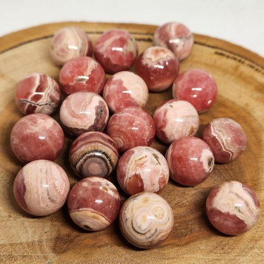 Rhodochrosite Mini Sphere's