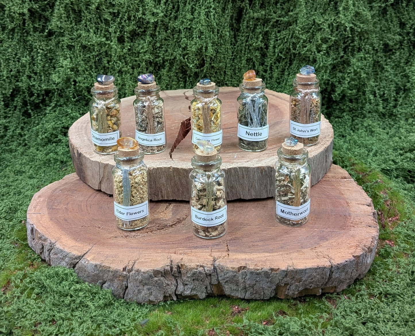 Bottles herbs