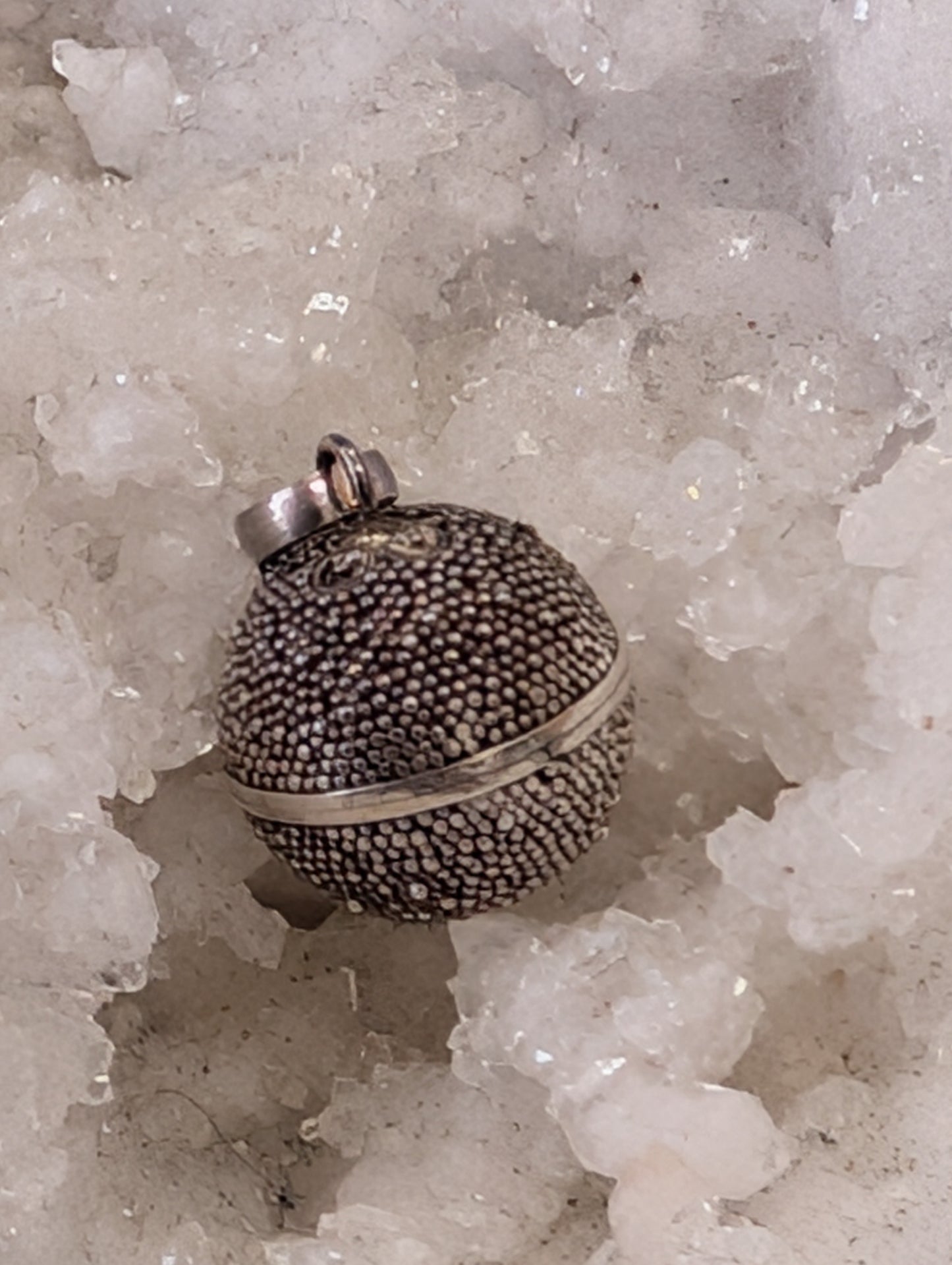 Large Sterling Silver Harmony Ball Necklace