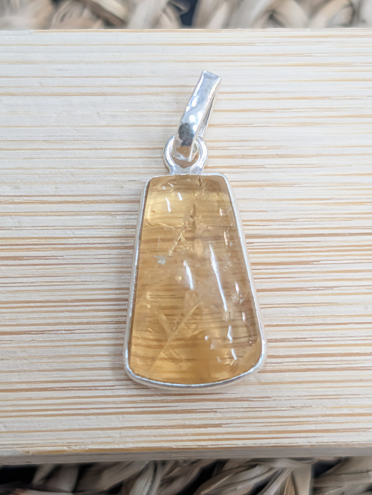 Citrine Sterling Silver Pendants