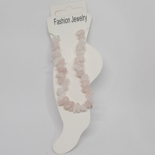Rose Quartz Chip Bracelet / Anklet