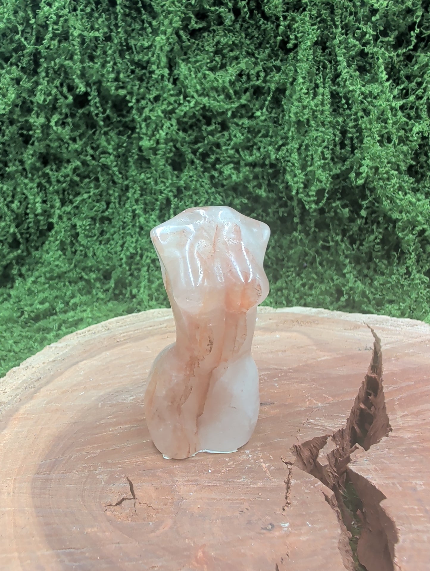 Golden Healer Quartz Lady Figure