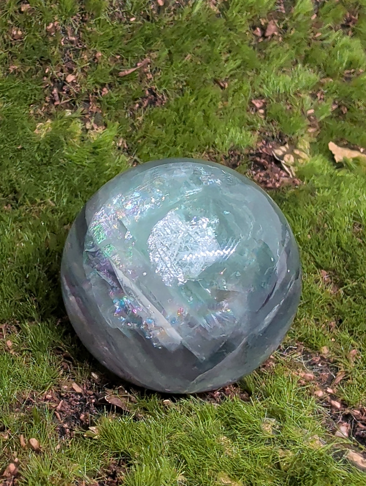 Rainbow Fluorite Sphere