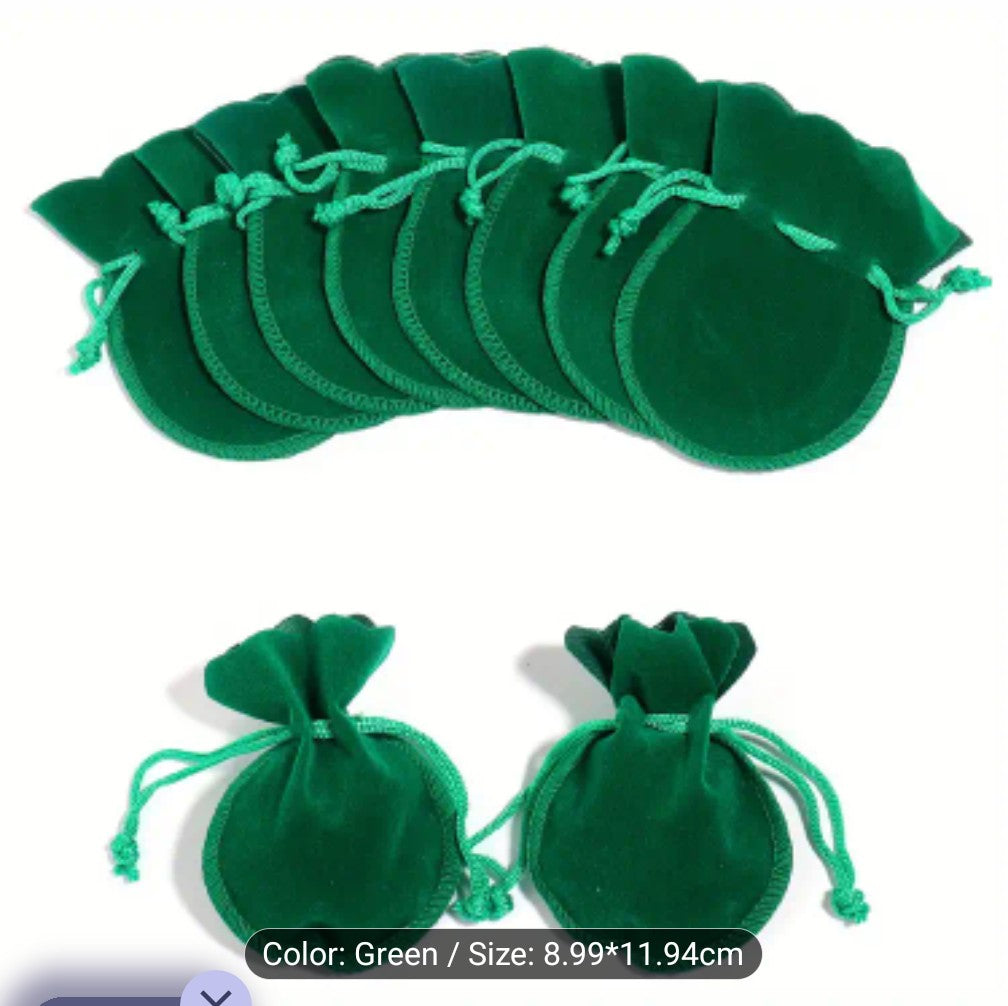 Velvet Pouches Various Colours