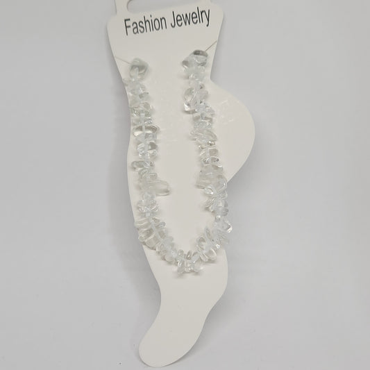Clear Quartz Chip Bracelet / Anklet