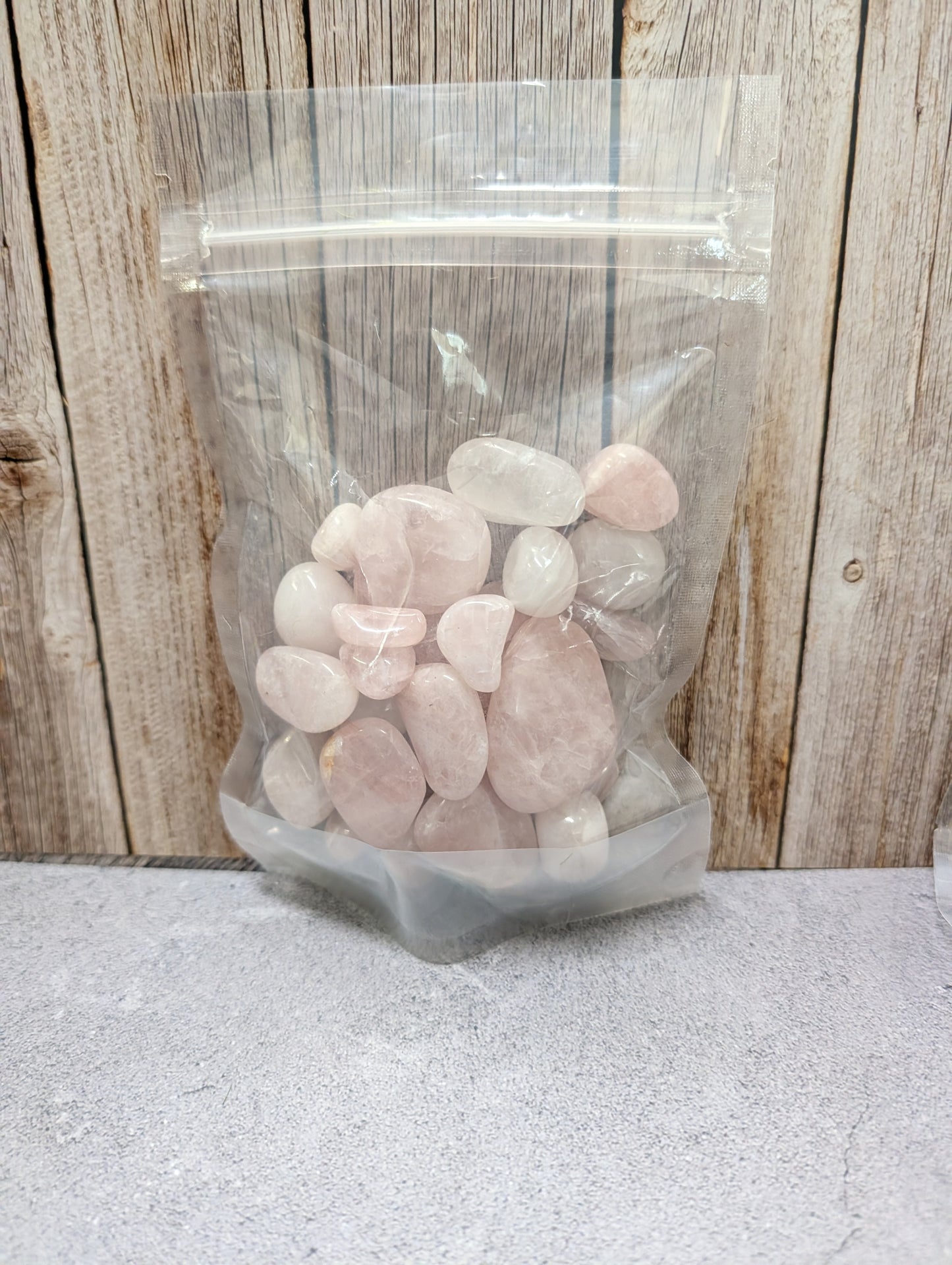 Rose Quartz  Bulk Tumbled 200-Gram Bags