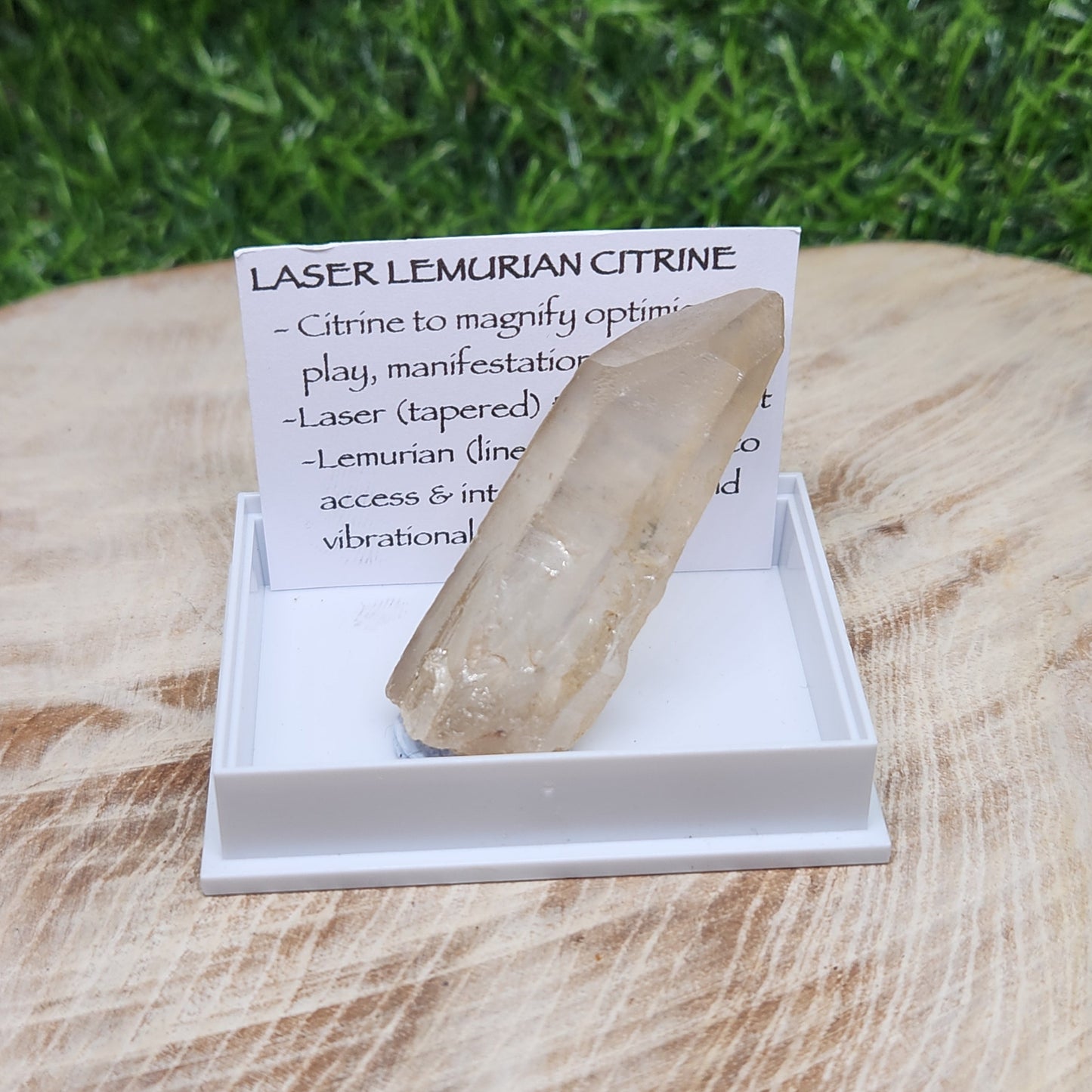 Laser Lemurian Citrine