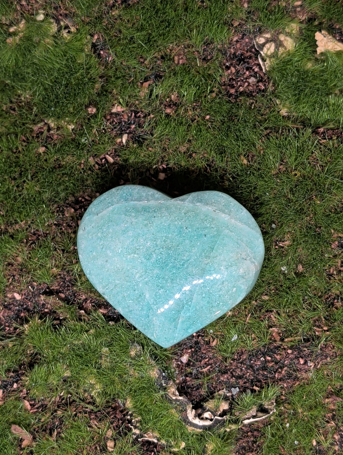 Amazonite Heart