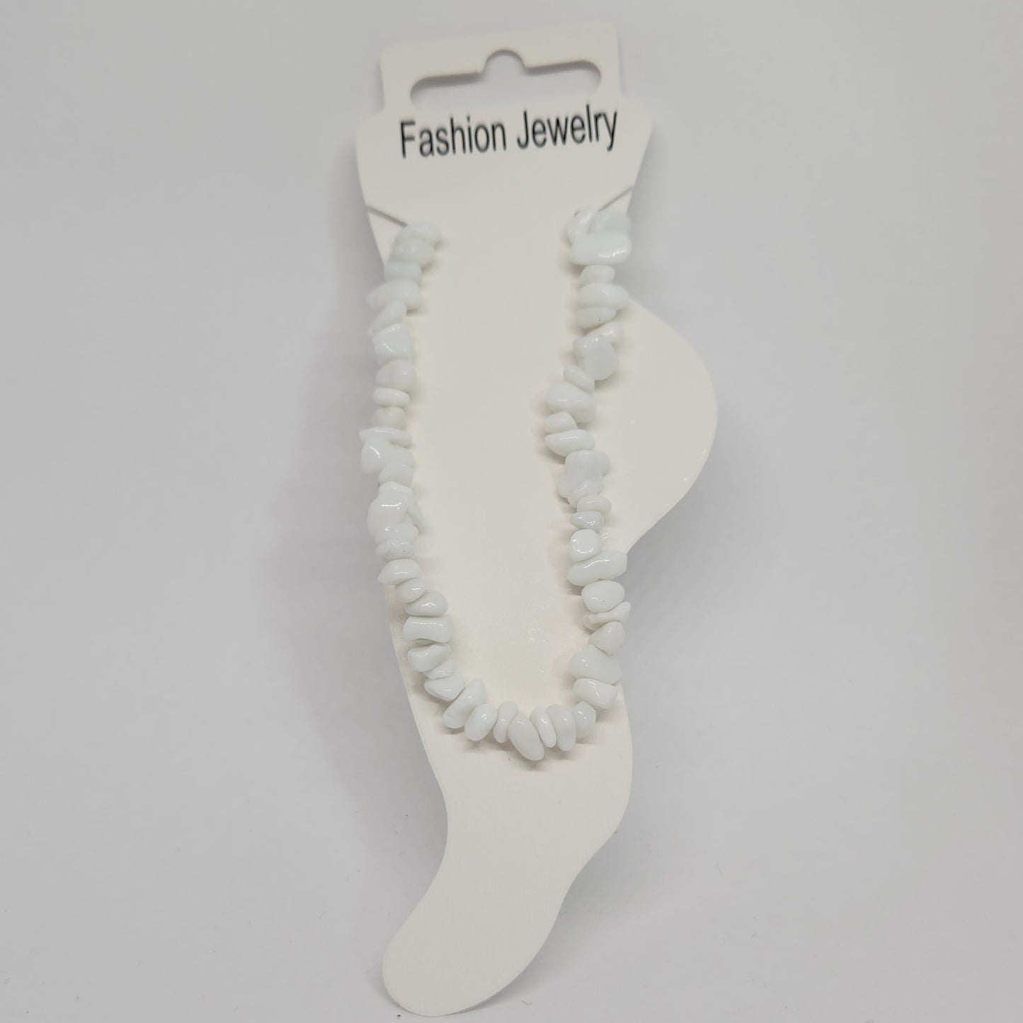 Snow Quartz Chip Bracelet / Anklet