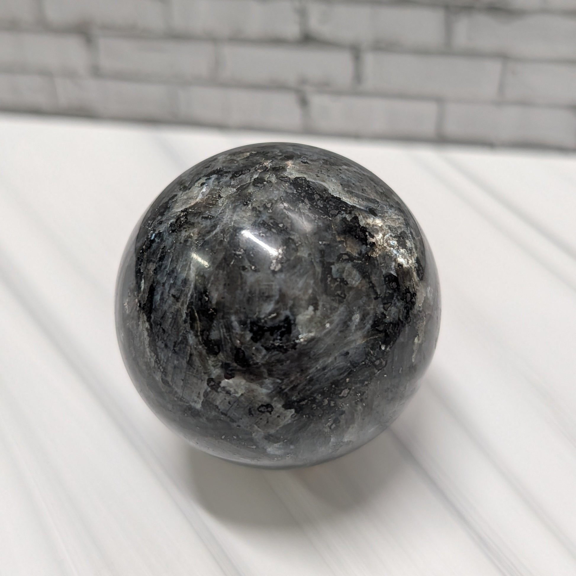 Larvikite Sphere