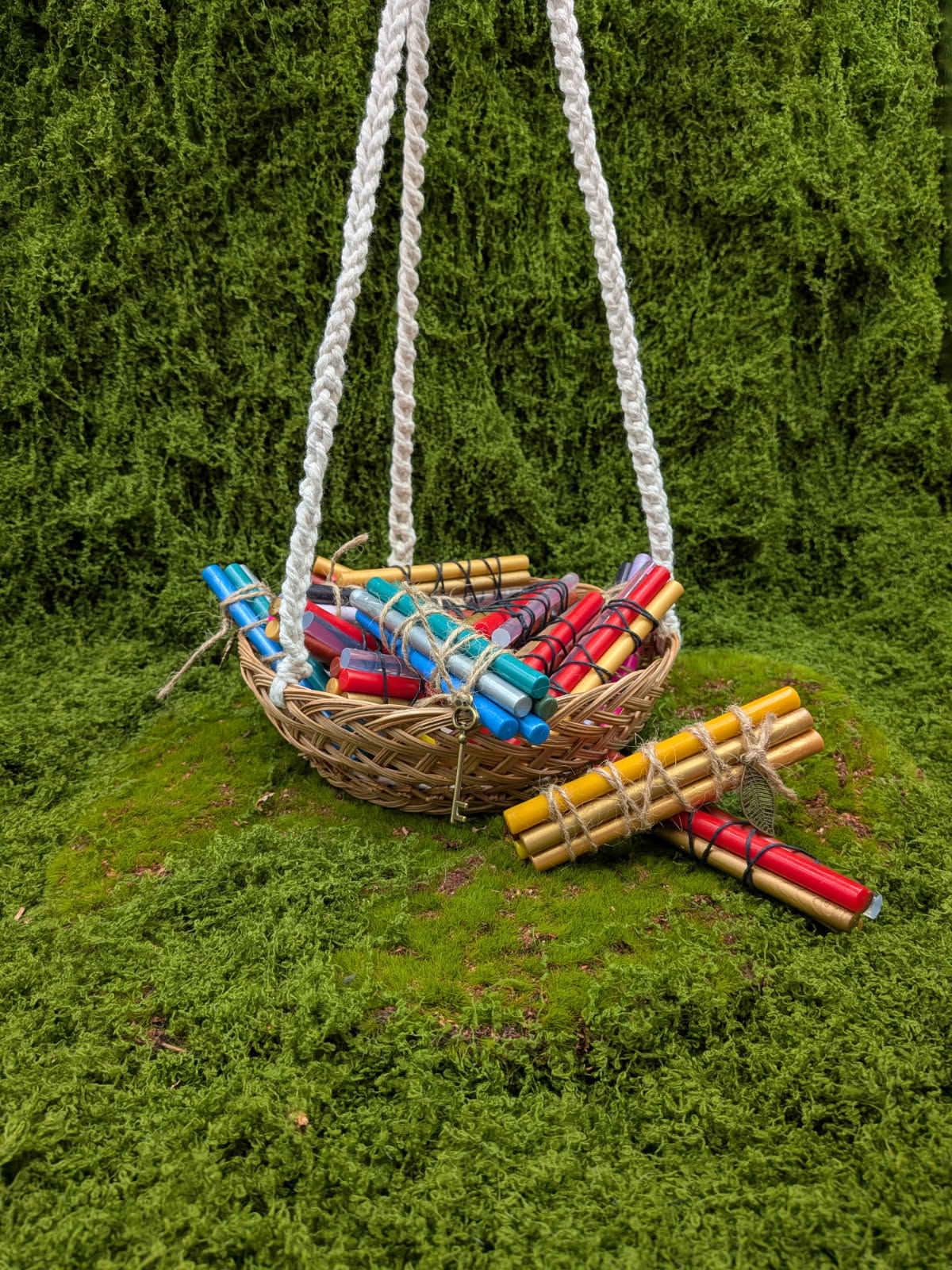 Sealing wax for glue guns