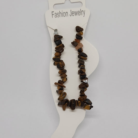 Tiger Eye Chip Bracelet / Anklet