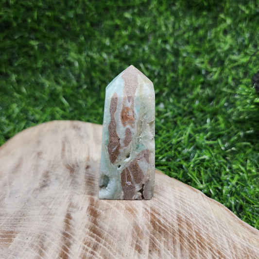 Blue Aragonite Point