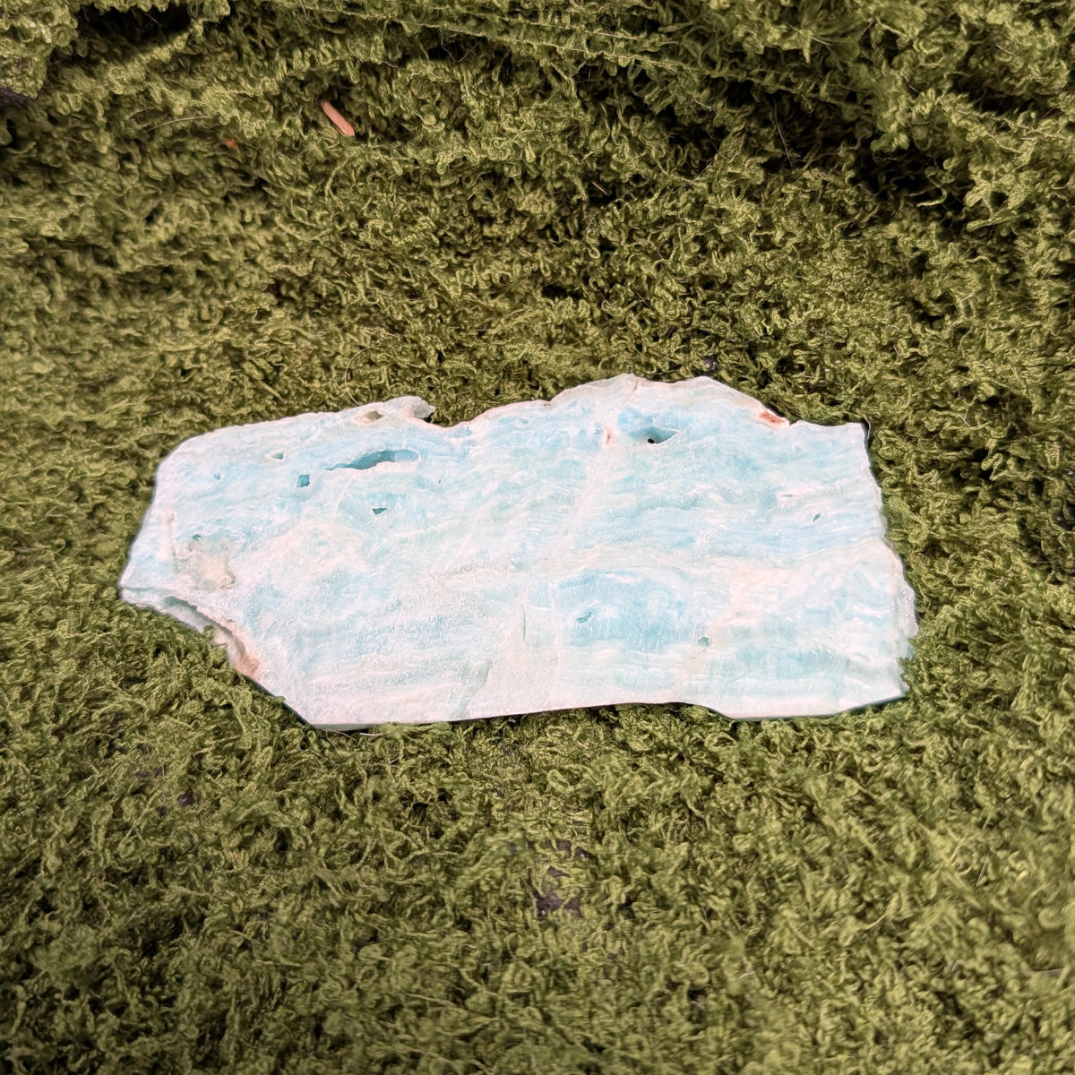 Blue Aragonite Slice