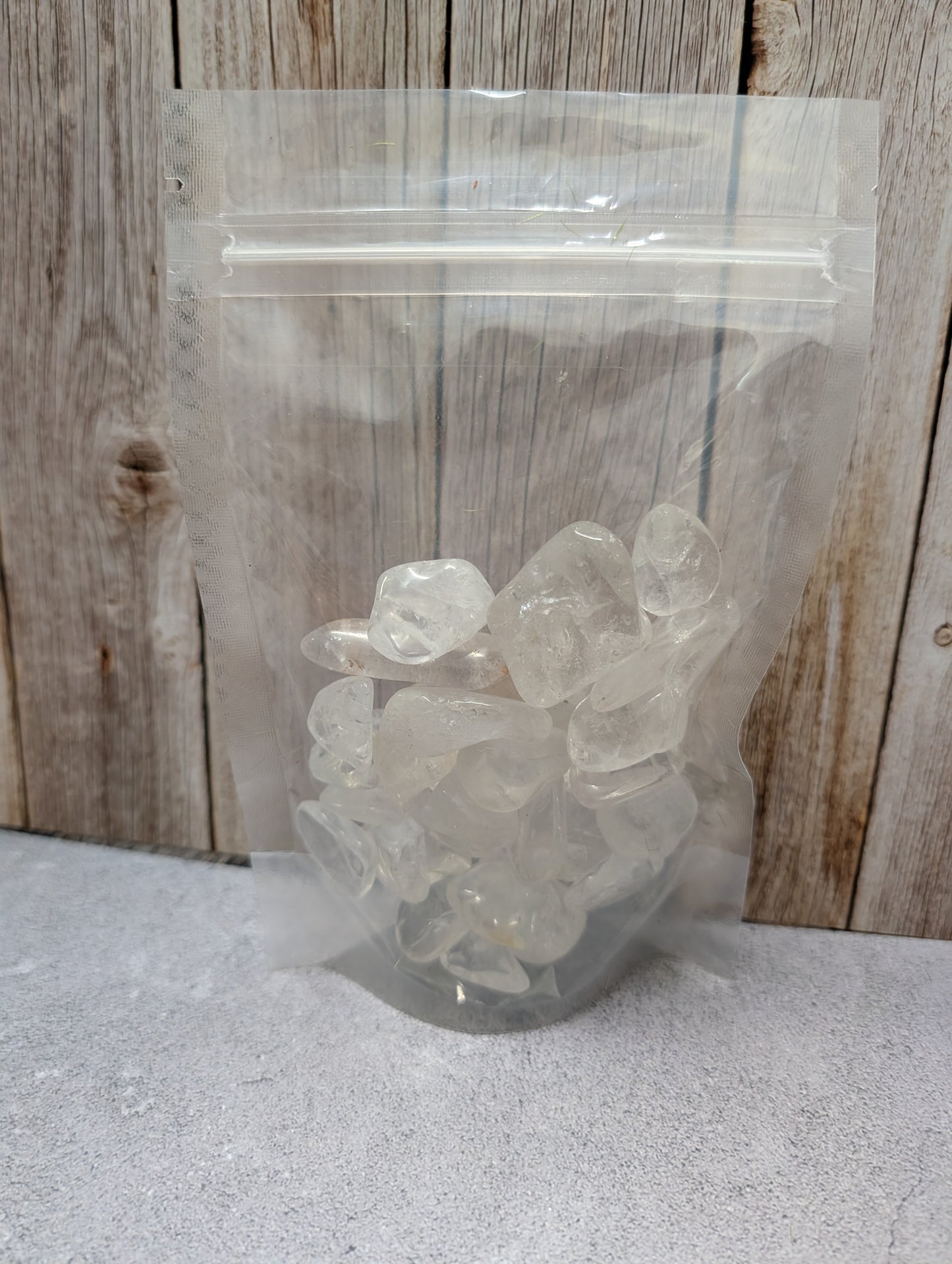 Clear Quartz  Bulk Tumbled 200-Gram Bags