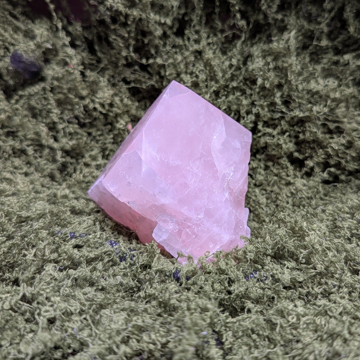 Raw Rose Quartz Point