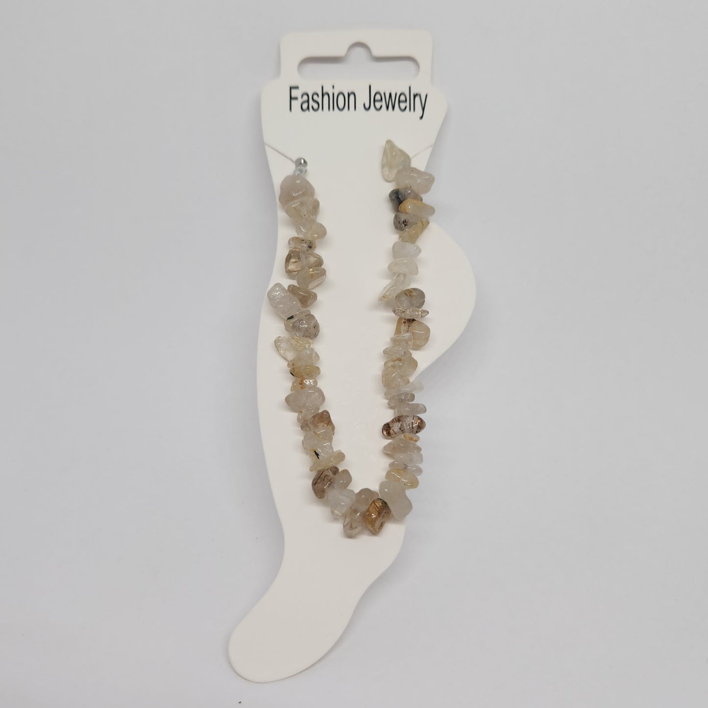 Golden Rutilated Quartz Chip Anklet / Bracelet