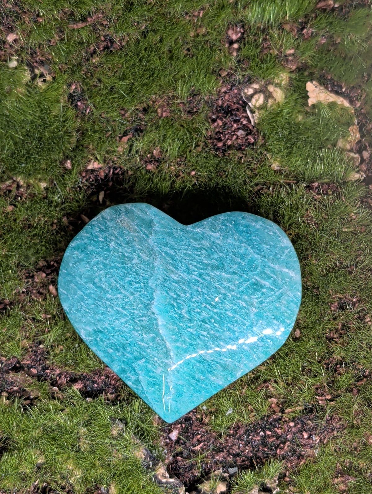 Amazonite Heart