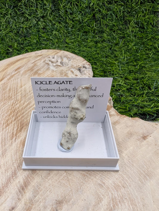 Icicle Agate Specimen