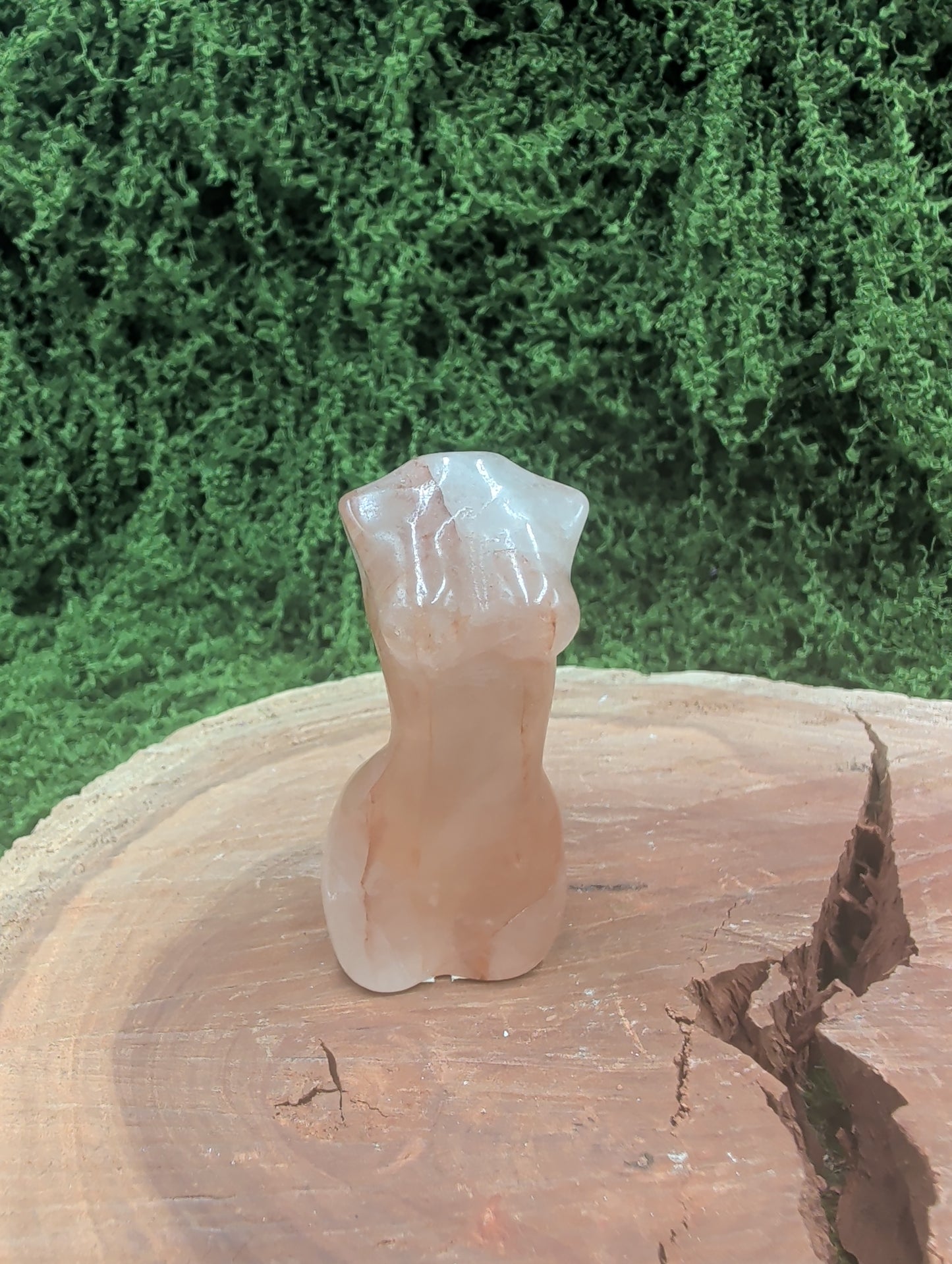 Golden Healer Quartz Lady Figure