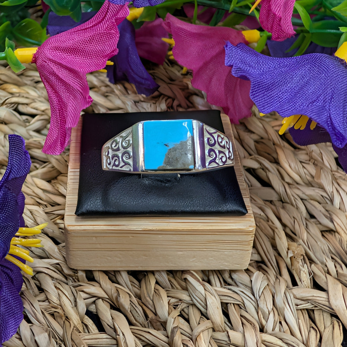 Tibetan Turquoise Sterling Silver Ring