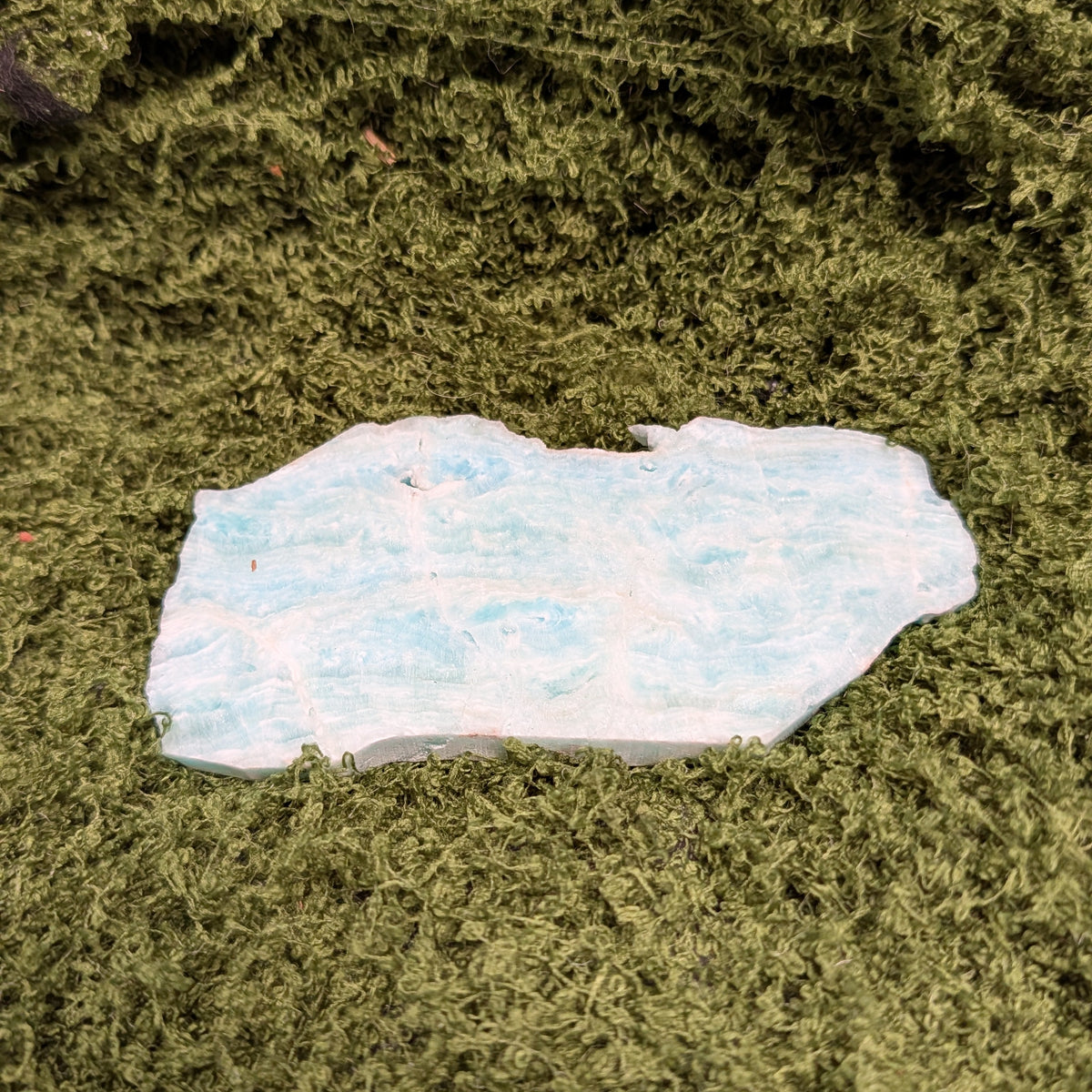 Blue Aragonite Slice